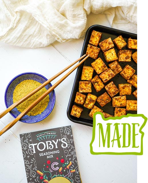 Toby's Seasoning Mix is made in Oregon