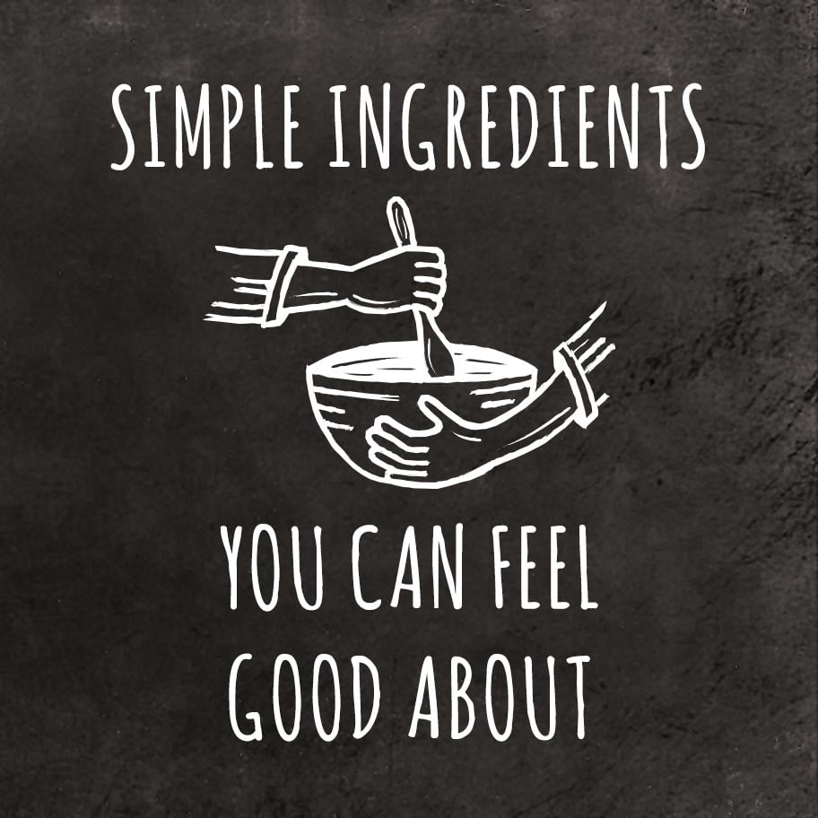 simple ingredients you can feel good about